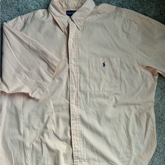 Ralph Lauren Other - Ralph Lauren Men's Yellow Striped Shirt XL 100% cotton